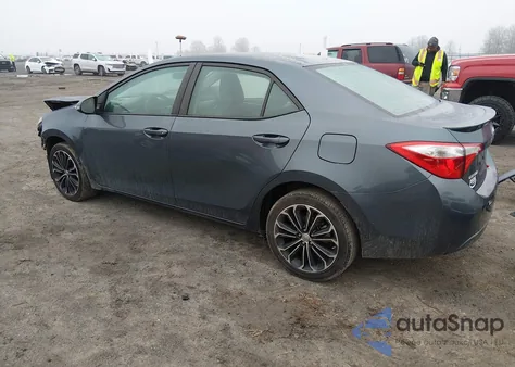 2015 Toyota Corolla S Plus из США, поврежденный, VIN 2T1BURHE0FC233571